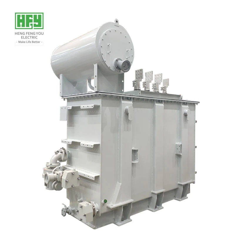 Off shore wind power step-up vegetable oil transformer