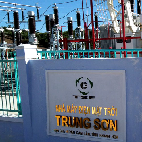 Medium and low voltage switchgear for Trung Son 35MW photovoltaic power station in Vietnam