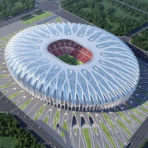 2023 Asian Cup football match site construction electricity project
