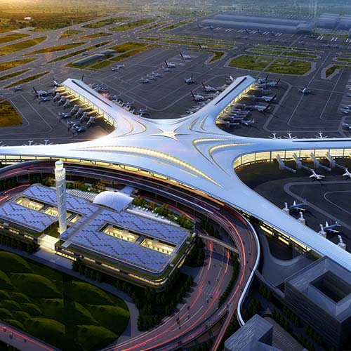 Part of Qingdao Jiaodong International Airport Power Distribution Project