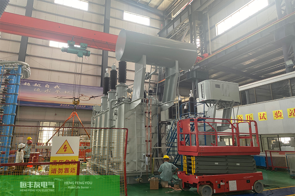 Qingdao Hengfengyou 24MVA/220kV first-class energy efficiency three-phase on-load voltage regulating power transformer su