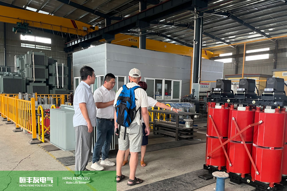 Epoxy resin cast dry type power transformer in St. Petersburg, Russia