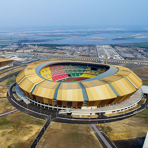 Distribution equipment of Brazzaville Sports Center in Congo