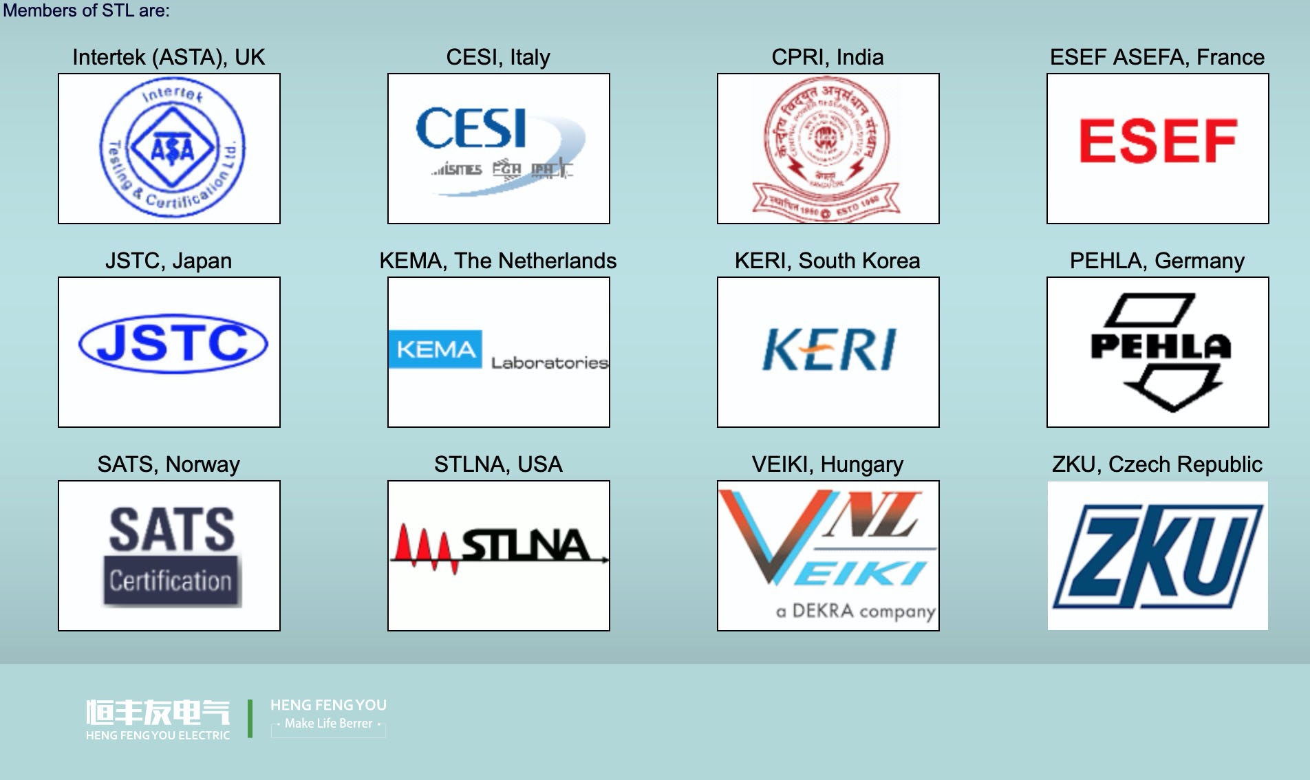 Member of STL international short circuit Alliance