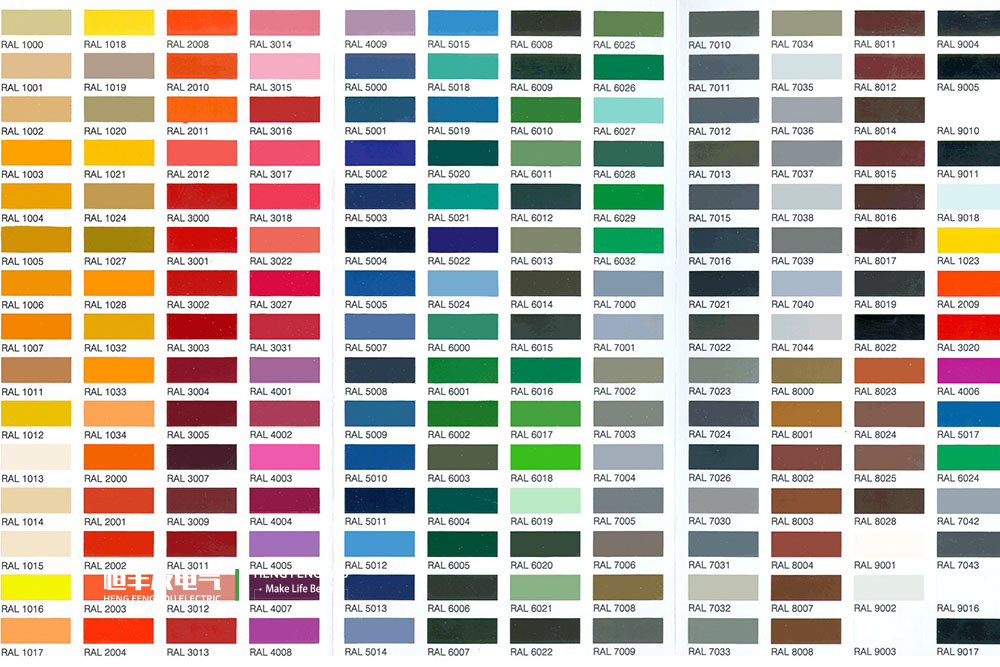 Sharing Raul color card (Raul paint color card) in the electrical industry is super practical!