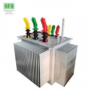 Depth explain how to handle oil leakage from oil immersed transformers under pressure without disassembling or powering o