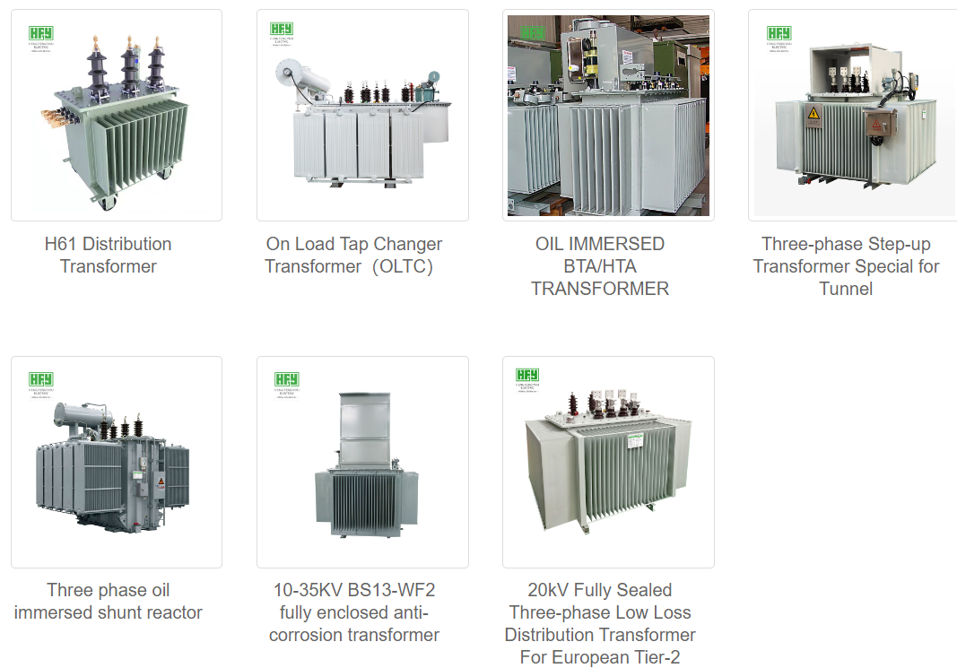 hengfengyou electric oil immersed transformer